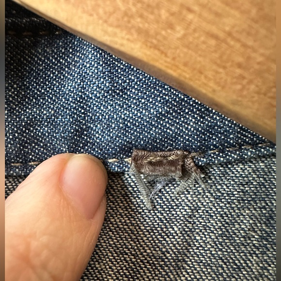 STETSON M WOMENS BLUE 5.6 OZ DENIM DRESS W/LAVISH EMBROIDERY - Picture 7 of 7